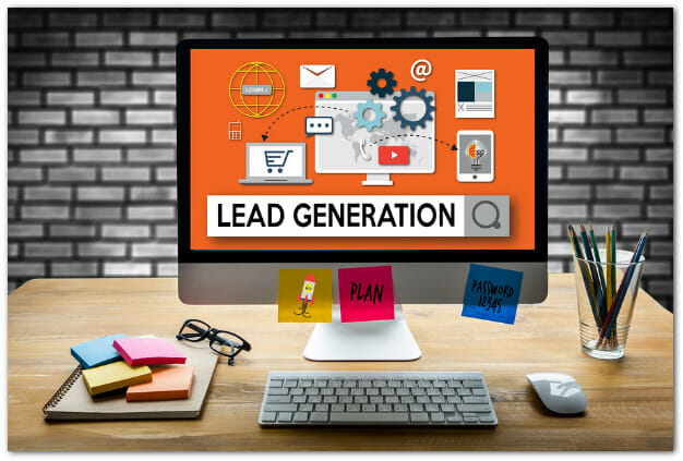 lead generation computer graphic