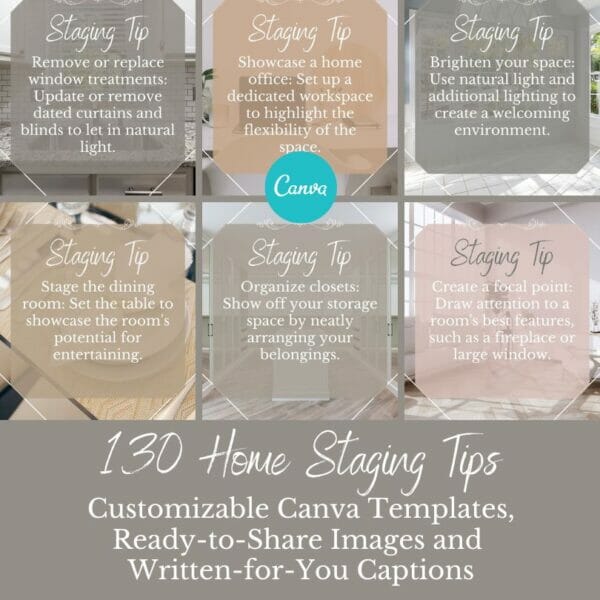 Staging Tips Collage